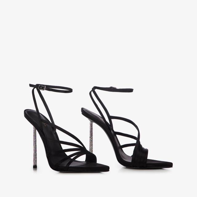 Le Silla Sandalo Raso Nero