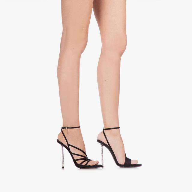 Le Silla Sandalo Raso Nero