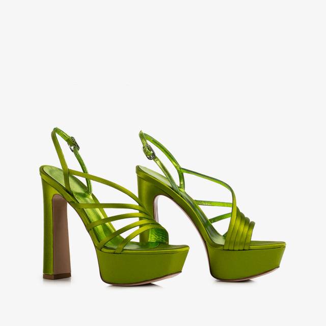 Le Silla Sandalo Raso Verde Tokyo