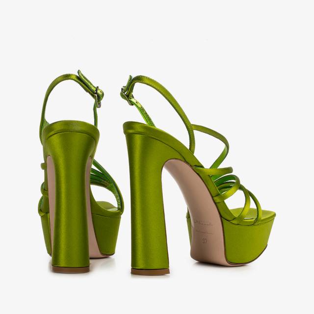 Le Silla Sandalo Raso Verde Tokyo