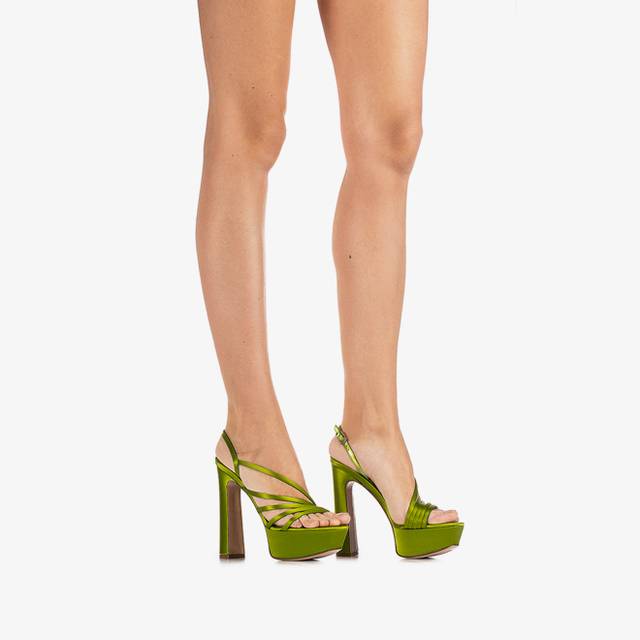 Le Silla Sandalo Raso Verde Tokyo