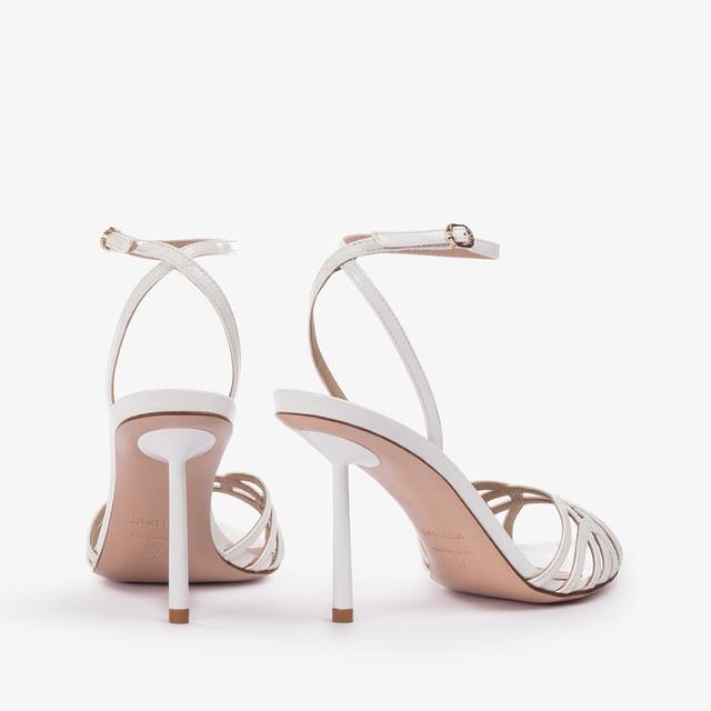 Le Silla Sandalo Vernice Bianco Carta