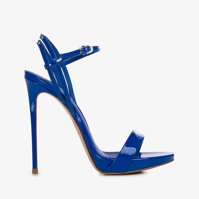 Le Silla Sandalo vernice blu persia