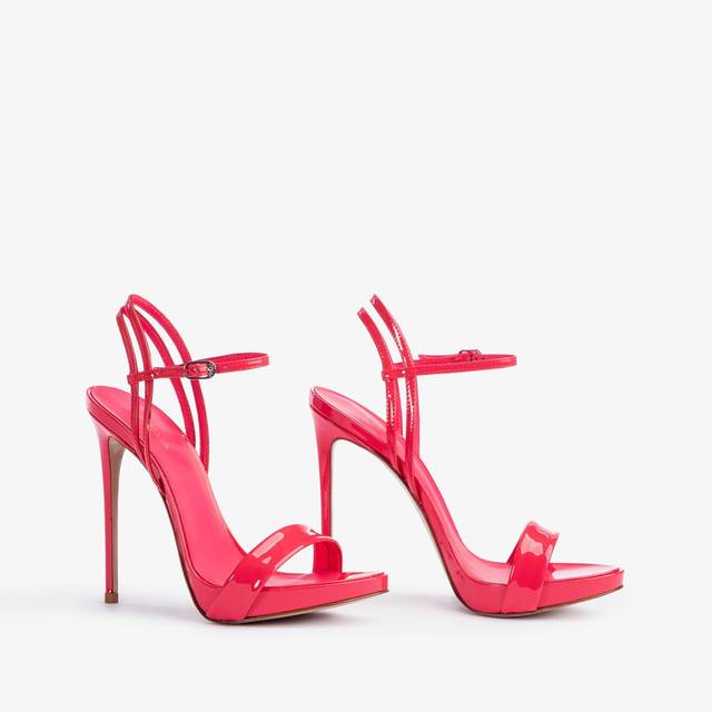 Le Silla Sandalo Vernice Corallo Vanity