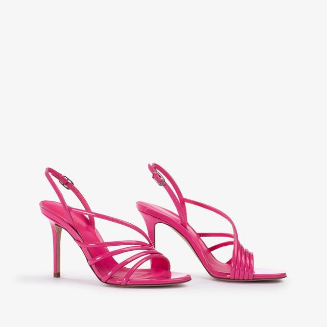 Le Silla Sandalo Vernice Fucsia Party