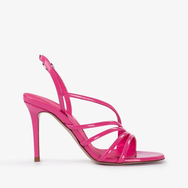 Le Silla Sandalo vernice fucsia party