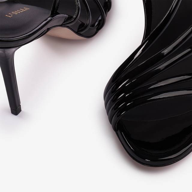 Le Silla Sandalo Vernice Nero