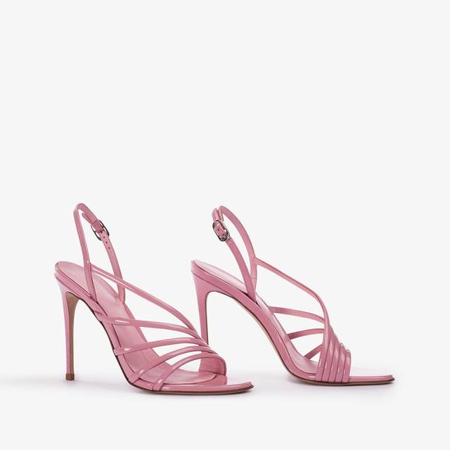 Le Silla Sandalo Vernice Rosa Dea