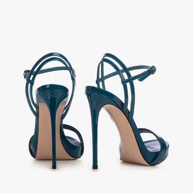 Le Silla Sandalo Vernice Verde Rasputin