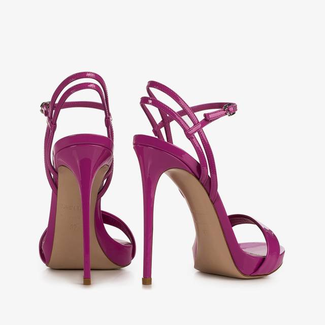 Le Silla Sandalo Vernice Viola Orchid