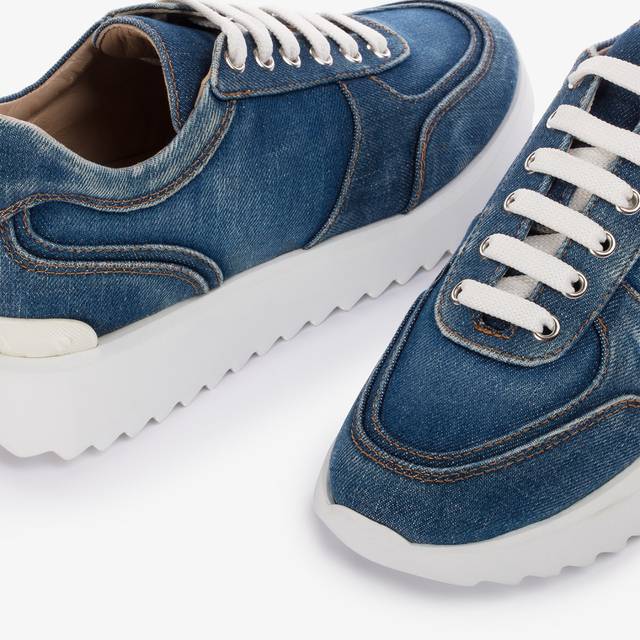 Le Silla Scarpa Running Denim Blu