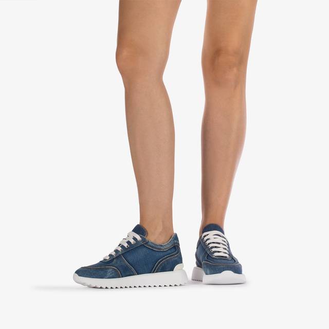 Le Silla Scarpa Running Denim Blu