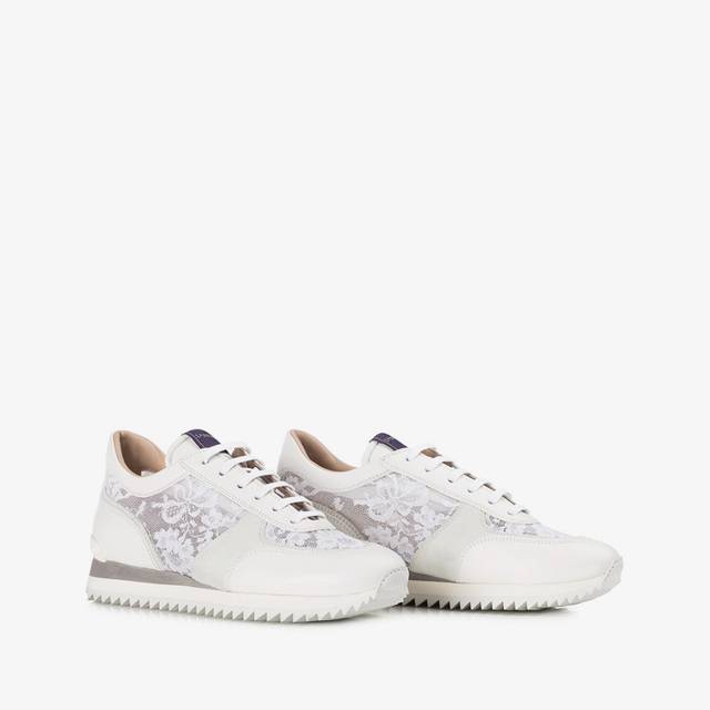 Le Silla Scarpa Running Pizzo Bianca Carta