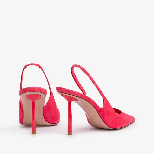 Le Silla Slingback Camoscio Corallo Vanity