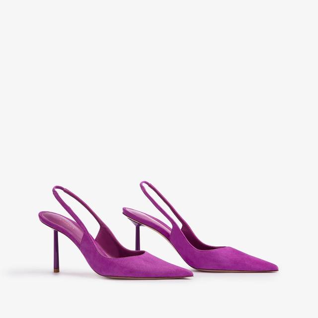Le Silla Slingback Camoscio Lavanda Darling