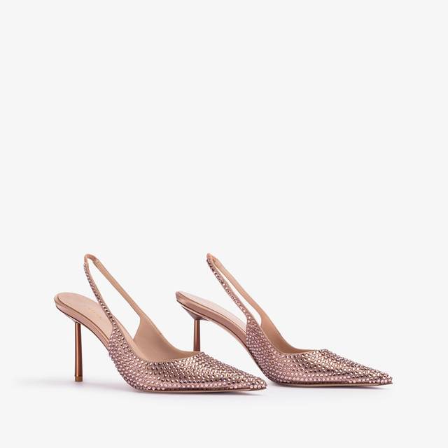 Le Silla Slingback Cristalli Nude Phard