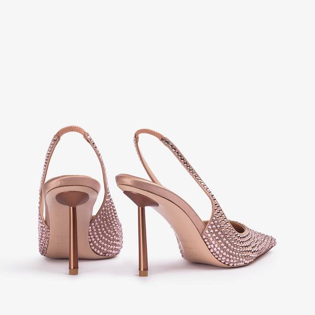 Le Silla Slingback Cristalli Nude Phard