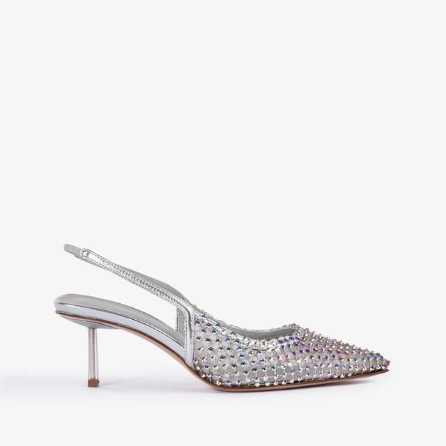 Le Silla Slingback gioiello rete argento eclissi