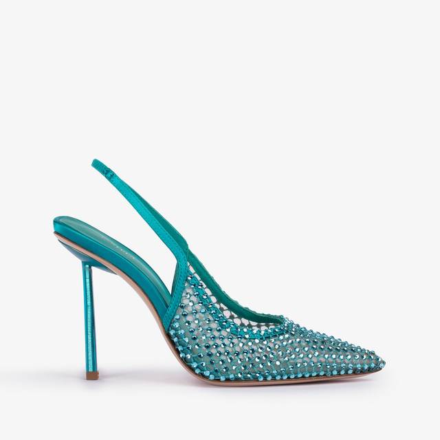 Le Silla Slingback gioiello rete verde procida