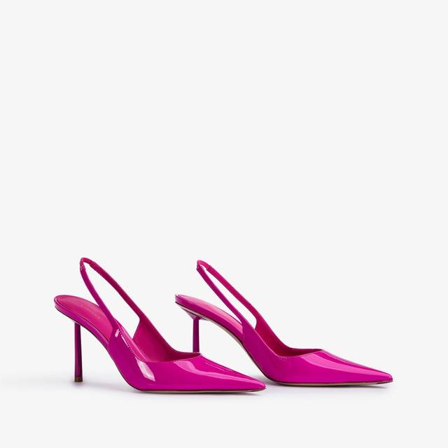 Le Silla Slingback Vernice Fucsia Bouganville