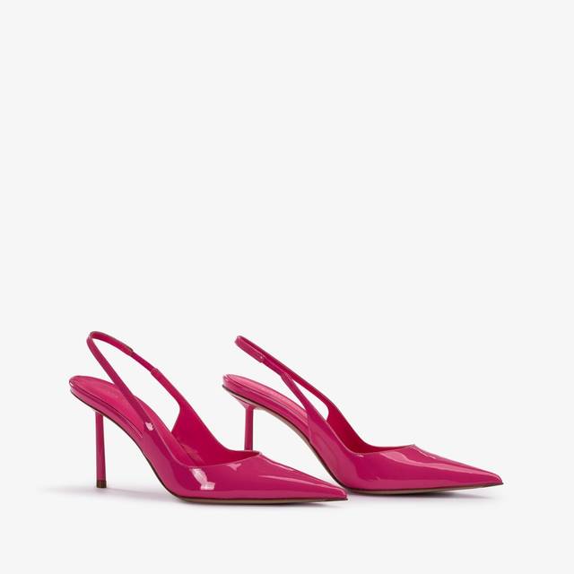 Le Silla Slingback Vernice Fucsia Party