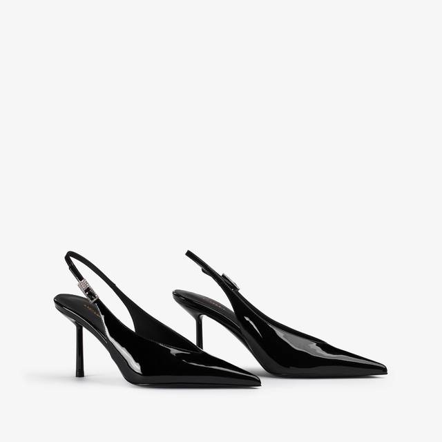 Le Silla Slingback Vernice Nera