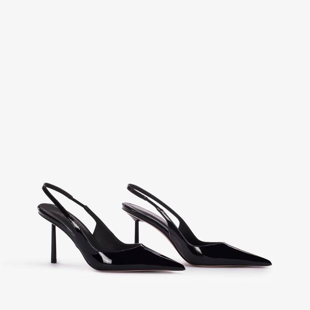 Le Silla Slingback Vernice Nera