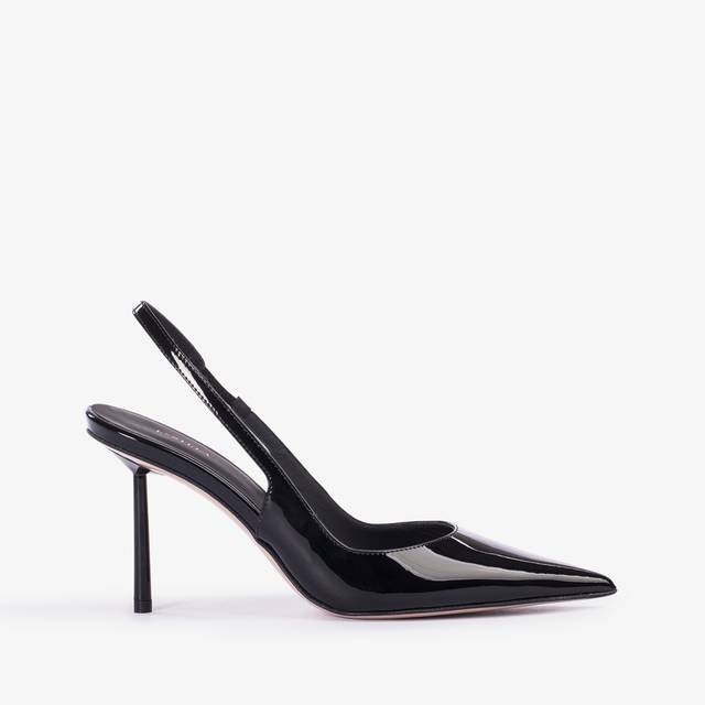 Le Silla Slingback vernice nera