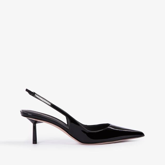 Le Silla Slingback vernice nera