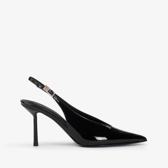 Le Silla Slingback vernice nera