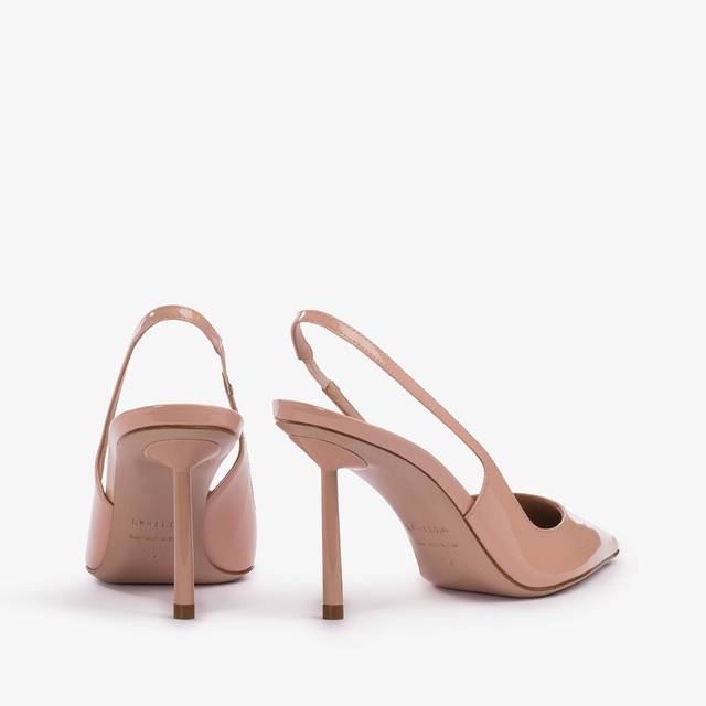 Le Silla Slingback Vernice Nude Skin