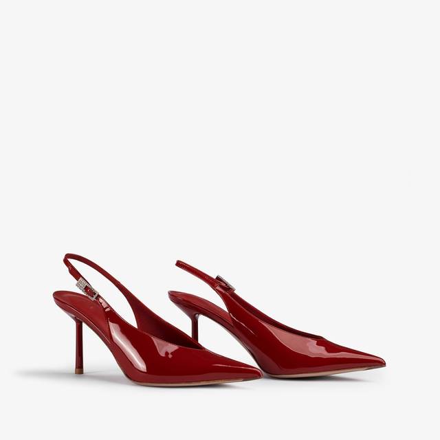 Le Silla Slingback Vernice Rossa