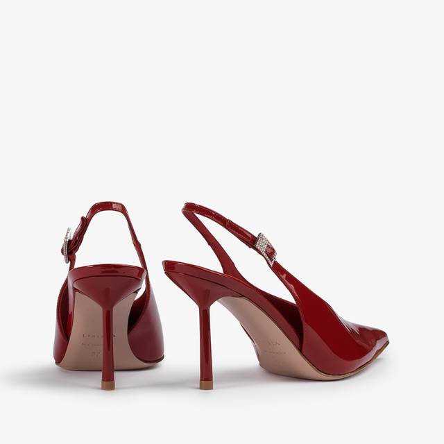 Le Silla Slingback Vernice Rossa