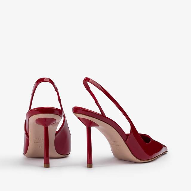 Le Silla Slingback Vernice Rossa