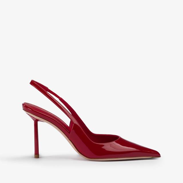 Le Silla Slingback vernice rossa