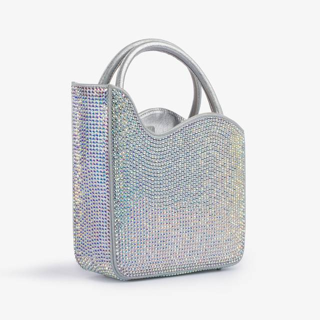 Le Silla Small Bag Cristalli Argento