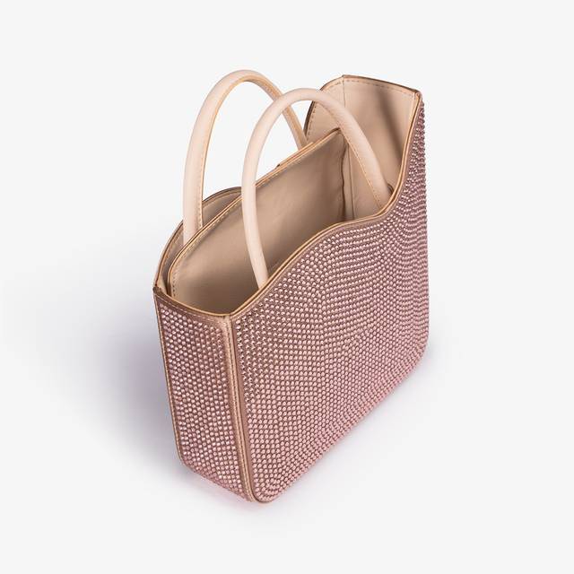 Le Silla Small Bag Cristalli Nude Phard