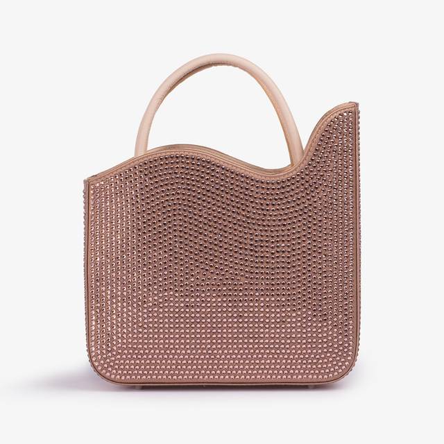 Le Silla Small bag cristalli nude phard