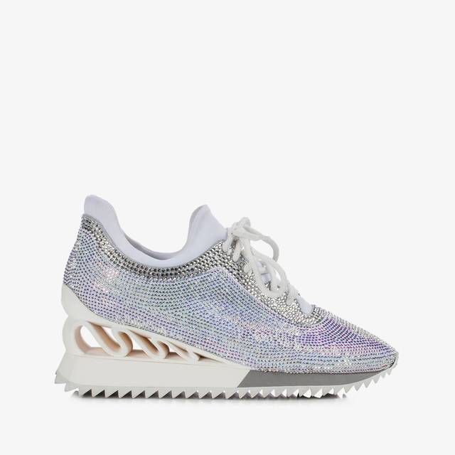 Le Silla Sneaker Cristalli bianca