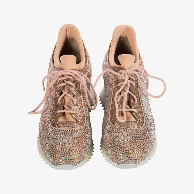 Le Silla Sneaker Cristalli Nude Phard