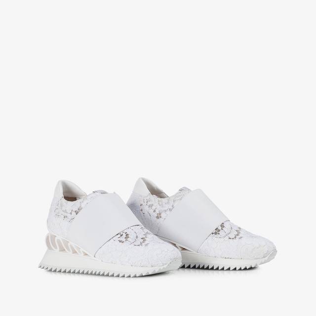 Le Silla Sneaker Pizzo Bianca