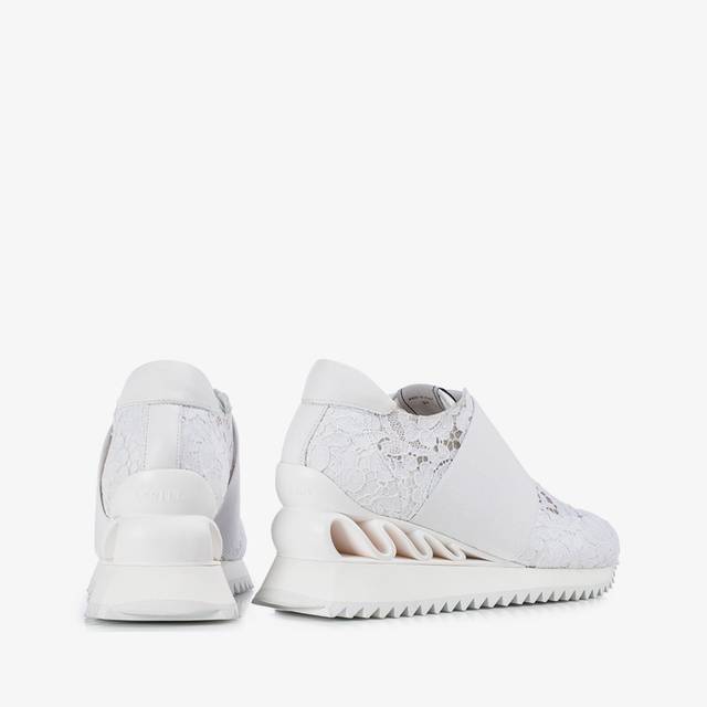 Le Silla Sneaker Pizzo Bianca