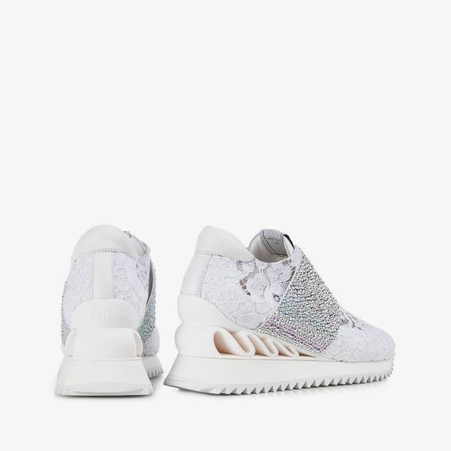 Le Silla Sneaker Pizzo Bianca