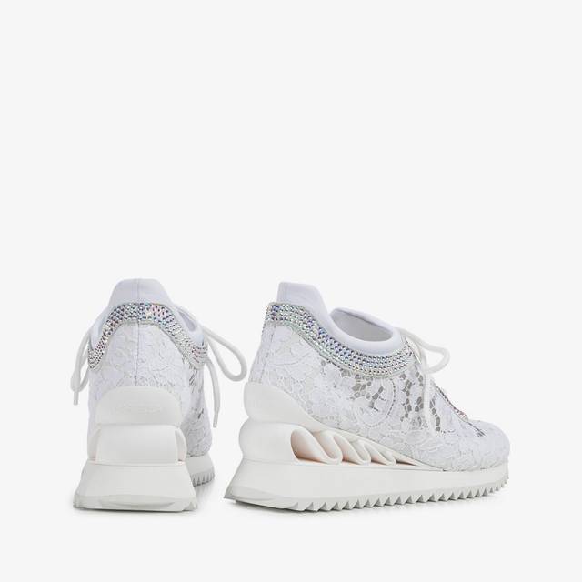 Le Silla Sneaker Pizzo Bianca