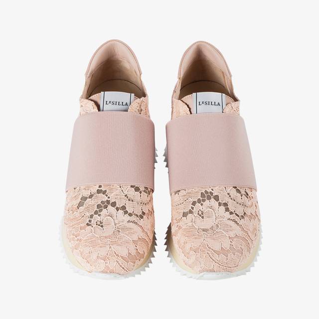 Le Silla Sneaker Pizzo Nude Phard