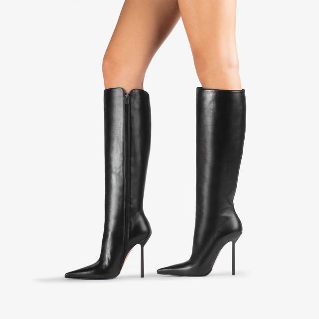 Le Silla Stivale Al Ginocchio Pelle Nero
