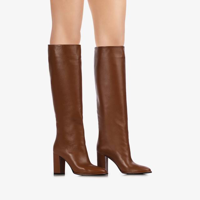 Le Silla Stivale Nappa Marrone Caramel