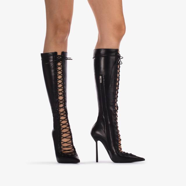 Le Silla Stivale Pelle Nera