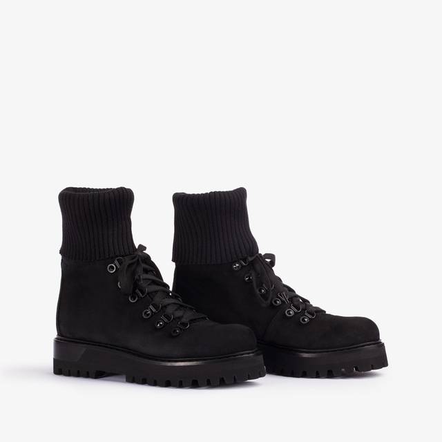 Le Silla Stivaletto Da Trekking Camoscio Nero