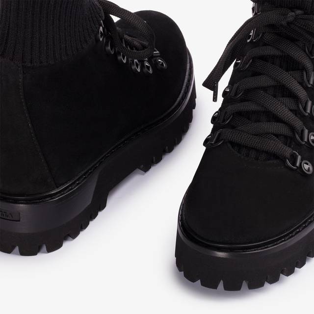 Le Silla Stivaletto Da Trekking Camoscio Nero